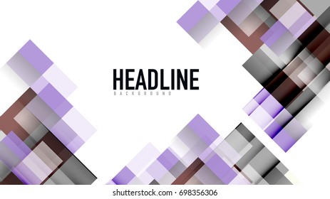 Business presentation geometric template. Digital technology layout, brochure or flyer concept or geometrical web banner background