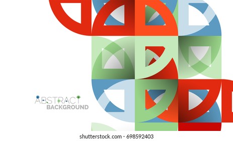 Business presentation geometric template. Digital technology layout, brochure or flyer concept or geometrical web banner background