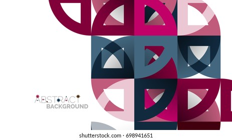 Business presentation geometric template. Digital technology layout, brochure or flyer concept or geometrical web banner background