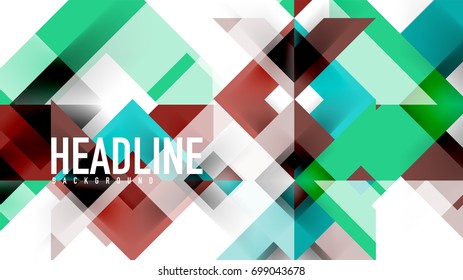 Business presentation geometric template. Digital technology layout, brochure or flyer concept or geometrical web banner background