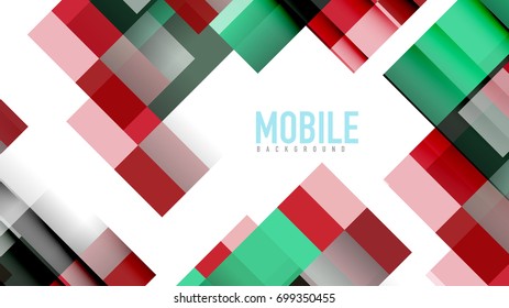 Business presentation geometric template. Digital technology layout, brochure or flyer concept or geometrical web banner background