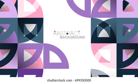 Business presentation geometric template. Digital technology layout, brochure or flyer concept or geometrical web banner background