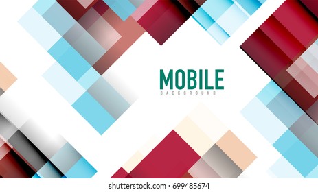 Plantilla geométrica de presentación empresarial. Diseño de tecnología digital, concepto de folleto o folleto o fondo geométrico de banner web