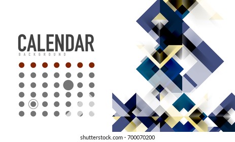 Geometrische Vorlage für Geschäftspräsentationen. Gestaltung der Digitaltechnik, Broschüre oder Flyer-Konzept oder geometrischer Hintergrund für Webbanner