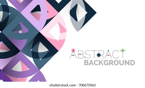 Geometrische Vorlage für Geschäftspräsentationen. Gestaltung der Digitaltechnik, Broschüre oder Flyer-Konzept oder geometrischer Hintergrund für Webbanner