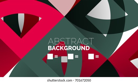 Business presentation geometric template. Digital technology layout, brochure or flyer concept or geometrical web banner background
