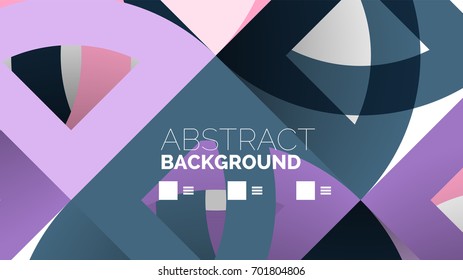 Business presentation geometric template. Digital technology layout, brochure or flyer concept or geometrical web banner background