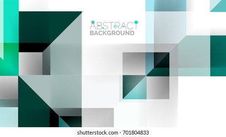Business presentation geometric template. Digital technology layout, brochure or flyer concept or geometrical web banner background