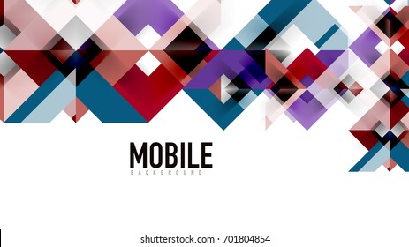 Plantilla geométrica de presentación empresarial. Diseño de tecnología digital, concepto de folleto o folleto o fondo geométrico de banner web