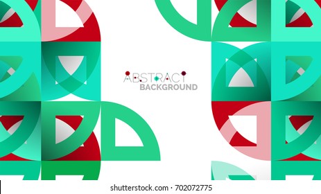 Plantilla geométrica de presentación empresarial. Diseño de tecnología digital, concepto de folleto o folleto o fondo geométrico de banner web