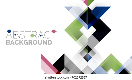 Plantilla geométrica de presentación empresarial. Diseño de tecnología digital, concepto de folleto o folleto o fondo geométrico de banner web