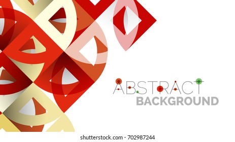 Business presentation geometric template. Digital technology layout, brochure or flyer concept or geometrical web banner background