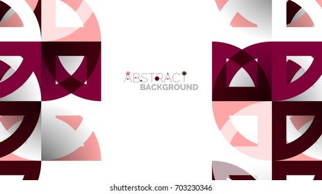 Business presentation geometric template. Digital technology layout, brochure or flyer concept or geometrical web banner background