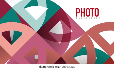 Geometrische Vorlage für Geschäftspräsentationen. Gestaltung der Digitaltechnik, Broschüre oder Flyer-Konzept oder geometrischer Hintergrund für Webbanner
