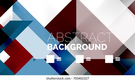 Geometrische Vorlage für Geschäftspräsentationen. Gestaltung der Digitaltechnik, Broschüre oder Flyer-Konzept oder geometrischer Hintergrund für Webbanner