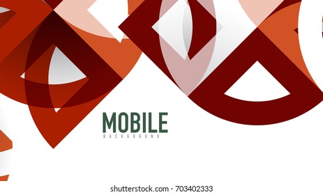 Plantilla geométrica de presentación empresarial. Diseño de tecnología digital, concepto de folleto o folleto o fondo geométrico de banner web