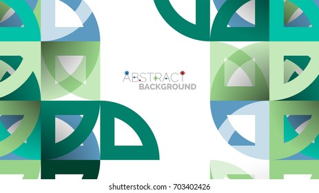 Plantilla geométrica de presentación empresarial. Diseño de tecnología digital, concepto de folleto o folleto o fondo geométrico de banner web