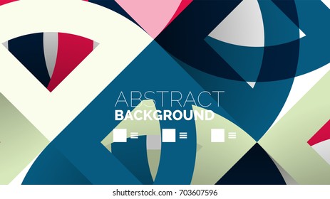 Business presentation geometric template. Digital technology layout, brochure or flyer concept or geometrical web banner background