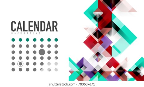 Business presentation geometric template. Digital technology layout, brochure or flyer concept or geometrical web banner background