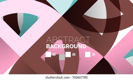 Business presentation geometric template. Digital technology layout, brochure or flyer concept or geometrical web banner background