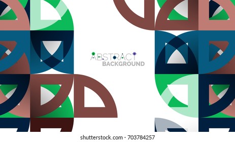 Plantilla geométrica de presentación empresarial. Diseño de tecnología digital, concepto de folleto o folleto o fondo geométrico de banner web