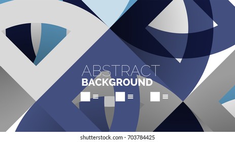 Business presentation geometric template. Digital technology layout, brochure or flyer concept or geometrical web banner background