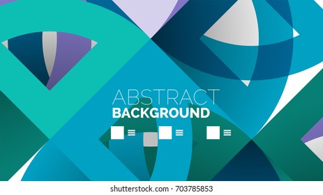 Business presentation geometric template. Digital technology layout, brochure or flyer concept or geometrical web banner background