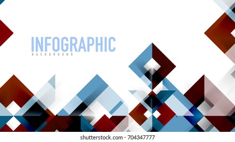 Plantilla geométrica de presentación empresarial. Diseño de tecnología digital, concepto de folleto o folleto o fondo geométrico de banner web