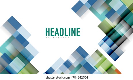 Business presentation geometric template. Digital technology layout, brochure or flyer concept or geometrical web banner background