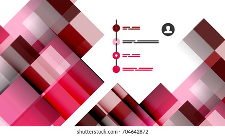 Plantilla geométrica de presentación empresarial. Diseño de tecnología digital, concepto de folleto o folleto o fondo geométrico de banner web