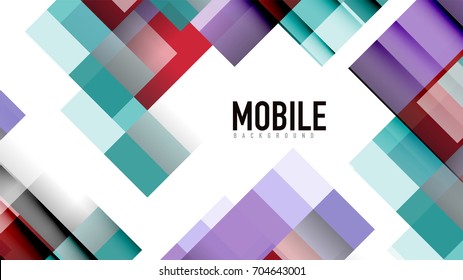 Business presentation geometric template. Digital technology layout, brochure or flyer concept or geometrical web banner background