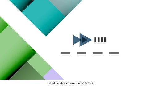 Business presentation geometric template. Digital technology layout, brochure or flyer concept or geometrical web banner background
