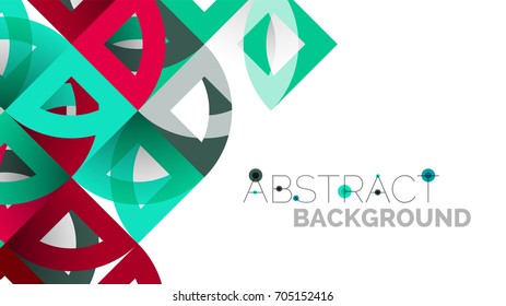 Geometrische Vorlage für Geschäftspräsentationen. Gestaltung der Digitaltechnik, Broschüre oder Flyer-Konzept oder geometrischer Hintergrund für Webbanner