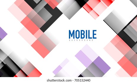 Business presentation geometric template. Digital technology layout, brochure or flyer concept or geometrical web banner background