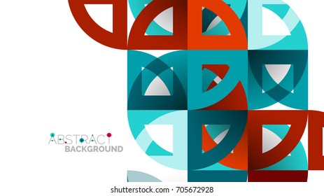 Business presentation geometric template. Digital technology layout, brochure or flyer concept or geometrical web banner background