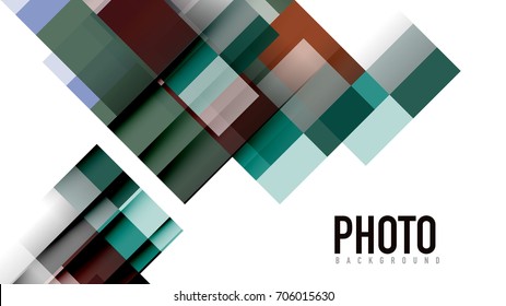 Geometrische Vorlage für Geschäftspräsentationen. Gestaltung der Digitaltechnik, Broschüre oder Flyer-Konzept oder geometrischer Hintergrund für Webbanner