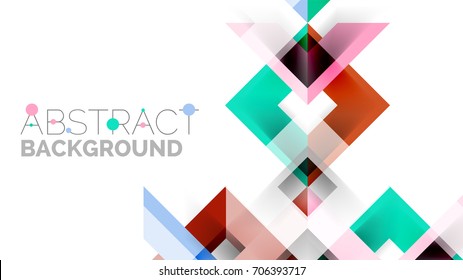 Business presentation geometric template. Digital technology layout, brochure or flyer concept or geometrical web banner background