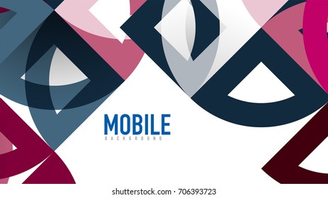 Geometrische Vorlage für Geschäftspräsentationen. Gestaltung der Digitaltechnik, Broschüre oder Flyer-Konzept oder geometrischer Hintergrund für Webbanner