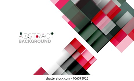 Business presentation geometric template. Digital technology layout, brochure or flyer concept or geometrical web banner background