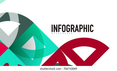 Business presentation geometric template. Digital technology layout, brochure or flyer concept or geometrical web banner background
