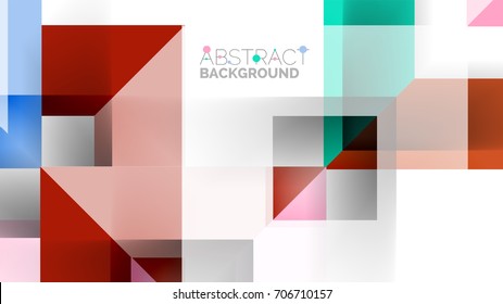 Plantilla geométrica de presentación empresarial. Diseño de tecnología digital, concepto de folleto o folleto o fondo geométrico de banner web