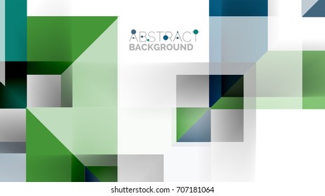 Plantilla geométrica de presentación empresarial. Diseño de tecnología digital, concepto de folleto o folleto o fondo geométrico de banner web