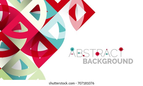 Geometrische Vorlage für Geschäftspräsentationen. Gestaltung der Digitaltechnik, Broschüre oder Flyer-Konzept oder geometrischer Hintergrund für Webbanner