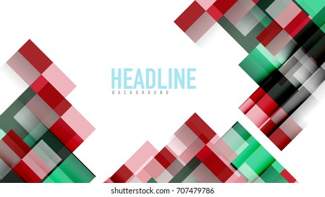 Business presentation geometric template. Digital technology layout, brochure or flyer concept or geometrical web banner background