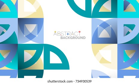 Business presentation geometric template. Digital technology layout, brochure or flyer concept or geometrical web banner background