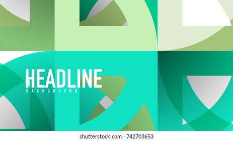Business presentation geometric template. Digital technology layout, brochure or flyer concept or geometrical web banner background
