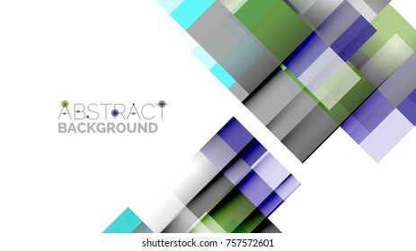Business presentation geometric template. Digital technology layout, brochure or flyer concept or geometrical web banner background