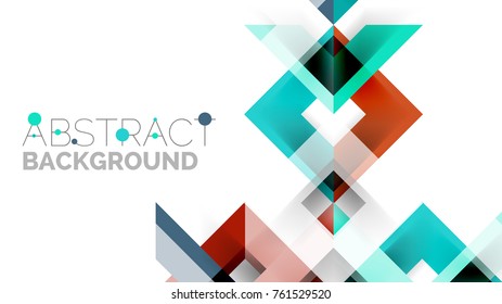 Business presentation geometric template. Digital technology layout, brochure or flyer concept or geometrical web banner background
