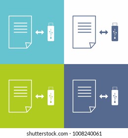business presentation green material minimal design logo vector sign symbol icon set