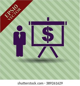 Business Presentation high quality icon
